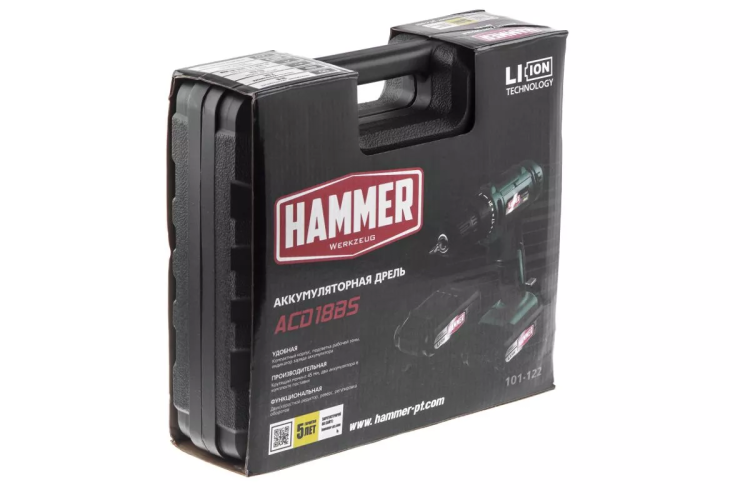 Дрель аккумуляторная HAMMER ACD18BS купить в Муравленко