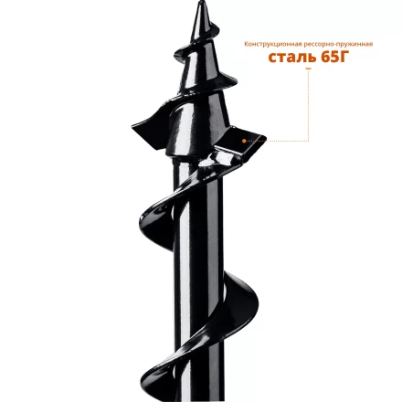 ЗУБР d 60 мм, грунт, шнек для мотобуров (7051-6) купить в Муравленко