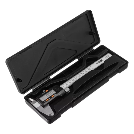 Штангенциркуль Denzel 31613, 150 мм, электронный, с глубиномером купить в Муравленко