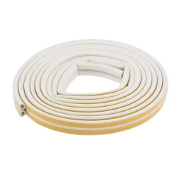 Уплотнитель 6 м профиль &quot;D&quot; белый СИБРТЕХ 93935