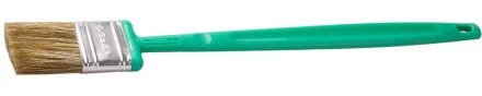 Кисть плоская ЗУБР ЭКСПЕРТ удлинен 2в1 БСГ-72 быстросъем голова с перем углом, тип ЛАЗУРЬ смеш щетина, пласт ручка, 38мм 4-01072-038 купить в Муравленко