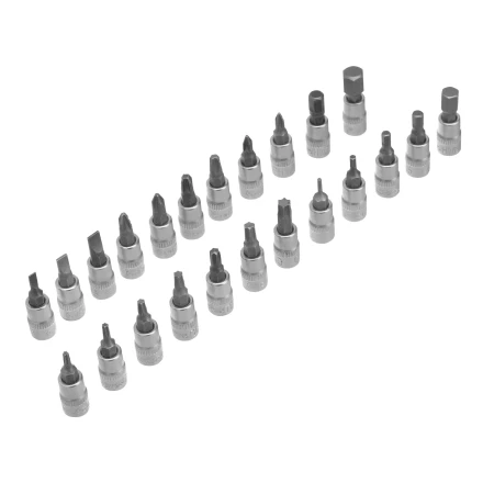 Набор инструментов Сибртех 13399, 1/4&quot;, пластиковый кейс 56 предметов купить в Муравленко