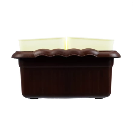 Набор для рассады Palisad 643451, поддон 444х185х82 мм, 10 горшочков по 460 мл. с выдвижным дном купить в Муравленко