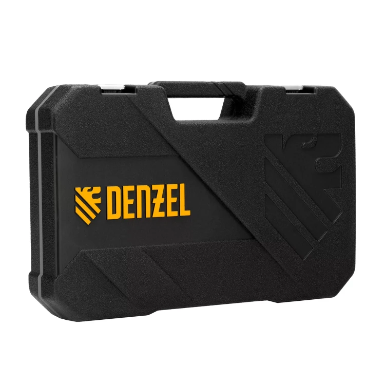 Набор инструментов Denzel 15814, 1/2", 1/4", CrV, S2, пластиковый кейс, 109 предметов купить в Муравленко