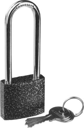 Замок STAYER &quot;STANDARD&quot; навесной, металлический корпус, удлиненная закаленная дужка, 38мм 37160-38-1 купить в Муравленко