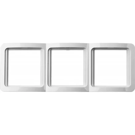 Панель СВЕТОЗАР &quot;ГАММА&quot; тройная вертикальная, цвет белый SV-54149-W купить в Муравленко