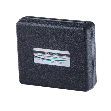 Набор головок ударных 6-гранных удлиненных для колесных дисков 17 19 21 мм 1/2&quot; 3 предмета Stels 13953 купить в Муравленко