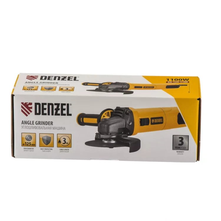 Угловая шлифмашина AG-125-1100 Denzel 26906 купить в Муравленко