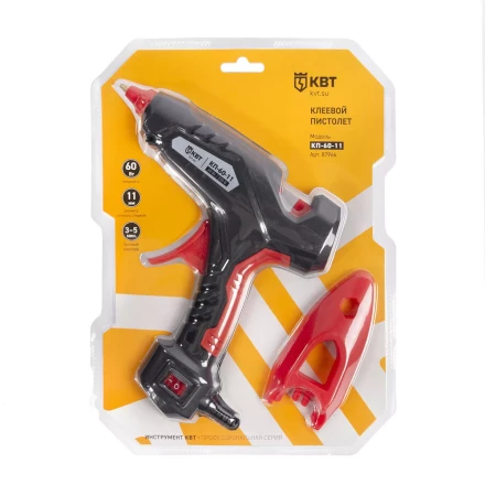 Пистолет клеевой КВТ КП-60-11 60 Вт, стержня 11 мм (87966) купить в Муравленко