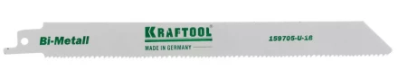 Полотно KRAFTOOL &quot;INDUSTRIE QUALITAT&quot;, S1122VF, для эл/ножовки, Bi-Metall, по металлу, дереву, шаг 1,8-2,5мм, 180мм 159705-U-18 купить в Муравленко