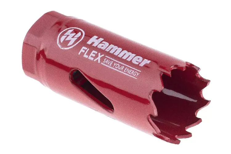 Коронка биметаллическая HAMMER Ф22х38мм 5/8" BiMETALL (224-003) купить в Муравленко