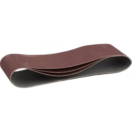 Лента шлифовальная бесконечная ЗУБР &quot;МАСТЕР&quot; на тканевой основе, для ЛШМ, P150, 100х610мм, 3шт 35543-150 купить в Муравленко