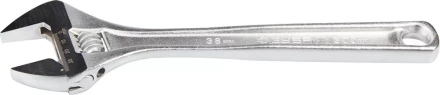 Ключ ЗУБР &quot;ЭКСПЕРТ&quot; разводной,Cr-V,хромир покрытие,эргоном рукоятка,увелич зев,угол наклона губок 15град,300мм/12&quot;,38мм 27260-30 купить в Муравленко