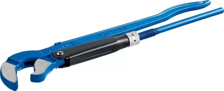 Ключ трубный рычажный ЗУБР &quot;ПРОФЕССИОНАЛ&quot;, тип &quot;S&quot;, изогнутые губки для труднодоступ мест, цельнокованный, Сr-V, № 2, 1,5&quot; 27336-2_z01 купить в Муравленко