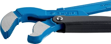 Ключ трубный рычажный ЗУБР &quot;ПРОФЕССИОНАЛ&quot;, тип &quot;S&quot;, изогнутые губки для труднодоступ мест, цельнокованный, Сr-V, № 2, 1,5&quot; 27336-2_z01 купить в Муравленко