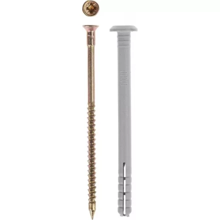 Дюбель-гвоздь ЗУБР &quot;МАСТЕР&quot; полипропиленовый, грибовидный бортик, 6 x 60 мм, 1200 шт 4-301350-06-060 купить в Муравленко