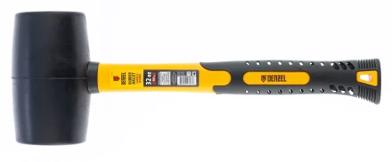 Киянка резиновая, 32 oz, черная резина, фибергласовая рукоятка// Denzel 7711194 купить в Муравленко