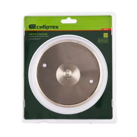 Сверло по керамической плитке и стеклу Сибртех 72737, 140 х 55 мм, шестигранный хвостовик, с центрующим сверлом купить в Муравленко