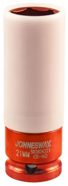 Головка ударная шестигранная 1/2" М21  для л/с дисков S03АD4321 Jonnesway 99429 купить в Муравленко