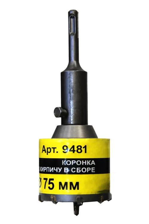 Коронка SDS+ 75х50 ТС д/кирп в сборе Энкор 9481 купить в Муравленко