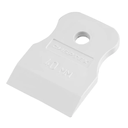 Шпатель, белая резина, 40 мм Россия Сибртех 85831 купить в Муравленко