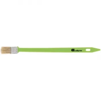 Кисть радиаторная 25 мм натуральная щетина пластиковая ручка Сибртех 83855 купить в Муравленко
