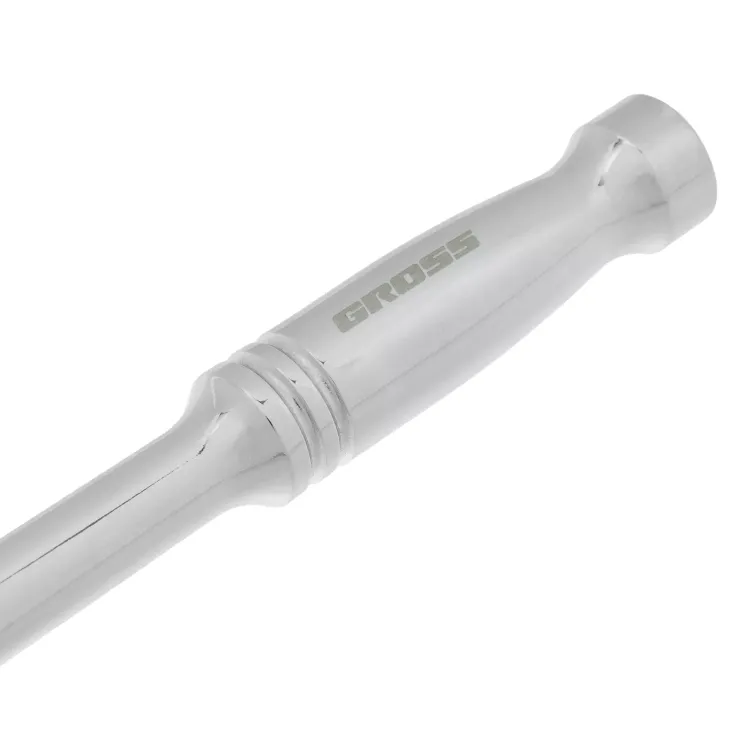 Ключ-трещотка 1/4" Gross 14050, CrV, 120 зубьев, цельнометаллический, хром купить в Муравленко