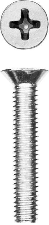 Винт DIN 965, M4 x 25 мм, 15 шт, кл. пр. 4.8, оцинкованный, ЗУБР 303116-04-025 купить в Муравленко