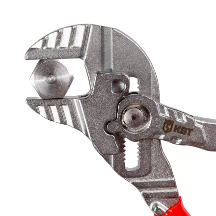 Клещи переставные — гаечный ключ КВТ 180 мм с кнопочной самофиксацией (82147) купить в Муравленко