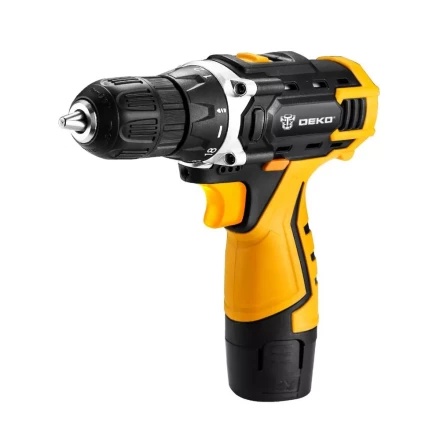 Дрель аккумуляторная DKCD12FU-Li DEKO + набор 63 инструмента, 063-4101 купить в Муравленко