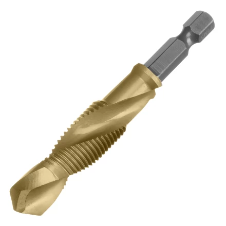 Сверло-метчик М12 х 1,25 мм, Р6М5// Denzel 76726 купить в Муравленко