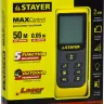 Дальномер STAYER "MASTER" MAX-Control лазерный, 2 точки отсчета, дальность 50м, точность 2мм 34957 купить в Муравленко