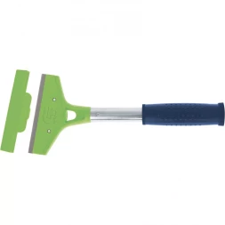 Скребок фиксированное лезвие 100мм металлическая обрезиненная ручка 250мм СИБРТЕХ 79541