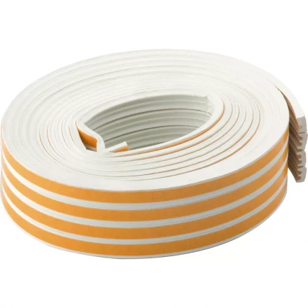 Уплотнитель 6 м профиль &quot;E&quot; белый СИБРТЕХ 93943 купить в Муравленко