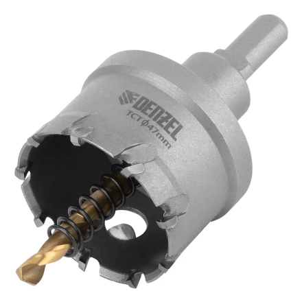 Коронка по металлу твердосплавная, 47 мм Denzel 724015 купить в Муравленко