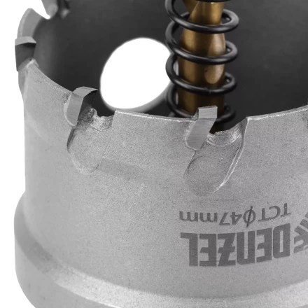 Коронка по металлу твердосплавная, 47 мм Denzel 724015 купить в Муравленко