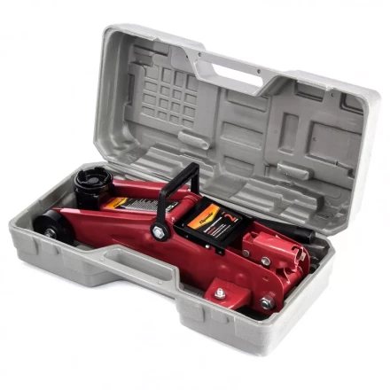 Домкрат гидравлический подкатной 2 т h подъема 125–300 мм в кейсе  SPARTA 510085 купить в Муравленко