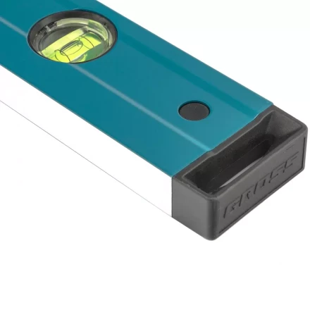 Уровень алюминиевый 1000 мм 2 рукоятки фрезеровка 3 глазка Prazision Gross 34442 купить в Муравленко