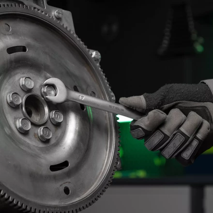 Набор ключей комбинированных Stels 6-19 мм, 8 шт., CrV, матовый хром 15443 купить в Муравленко