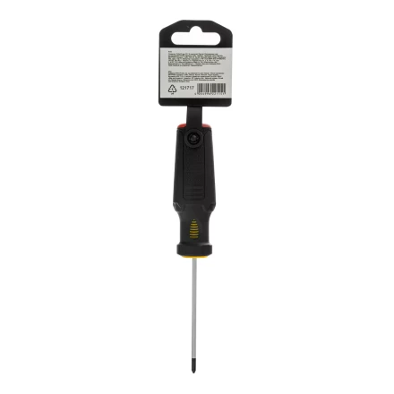 Отвертка, PH0х75 мм, S2, 3к рукоятка Denzel 121717 купить в Муравленко