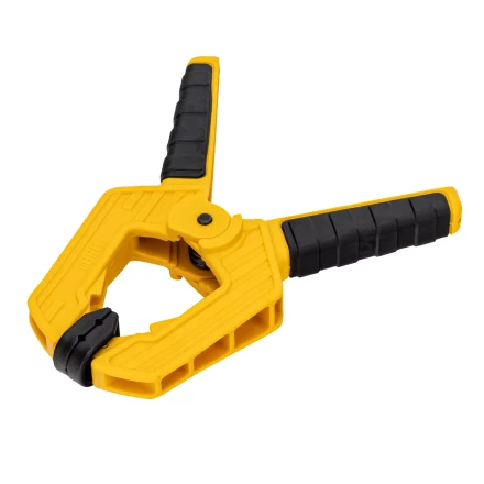 Струбцина клещеобразная Denzel, усиленная 80 х 60 мм, двухкомпонентные рукоятки, 20797 купить в Муравленко