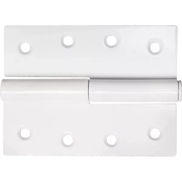 Петля дверная STAYER "MASTER" разъемная, цвет белый, левая, 100мм 37613-100-2L купить в Муравленко