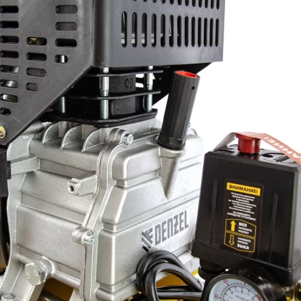 Компрессор воздушный, прямой привод DC1500/50, 1.5 кВт, 50 литров, 220 л/мин Denzel 58161 купить в Муравленко