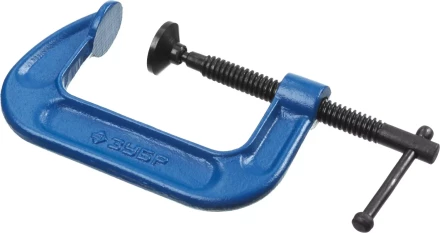 Струбцина  ЗУБР &quot;ПРОФЕССИОНАЛ&quot; тип &quot;G&quot;, корпус - ковкий чугун, 75мм 32245-075_z01 купить в Муравленко