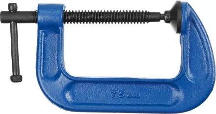 Струбцина  ЗУБР &quot;ПРОФЕССИОНАЛ&quot; тип &quot;G&quot;, корпус - ковкий чугун, 75мм 32245-075_z01 купить в Муравленко