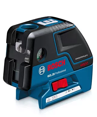 Нивелир лазерный BOSCH GCL 25 Prof +BS 150 проекция купить в Муравленко