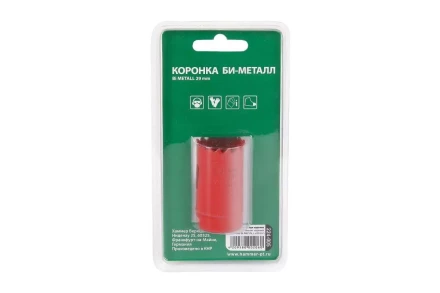 Коронка биметаллическая HAMMER Ф29х38мм 5/8&quot; BiMETALL (224-005) купить в Муравленко