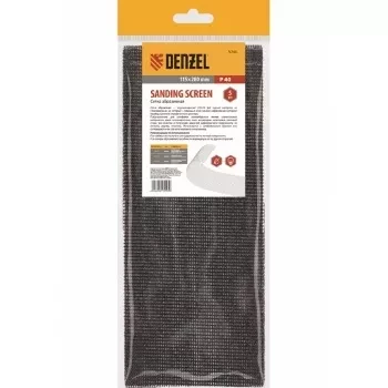 Сетка абразивная DENZEL P 600 115х280мм 5шт 75189 купить в Муравленко