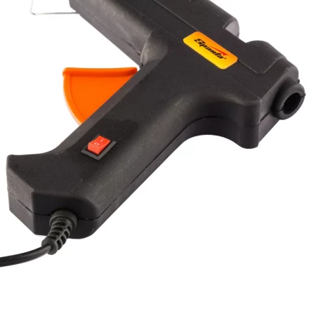Клеевой пистолет с выключателем 11 мм, в кейсе, 80 Вт, 10 г/мин Sparta 93020 купить в Муравленко