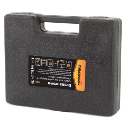 Клеевой пистолет с выключателем 11 мм, в кейсе, 80 Вт, 10 г/мин Sparta 93020 купить в Муравленко